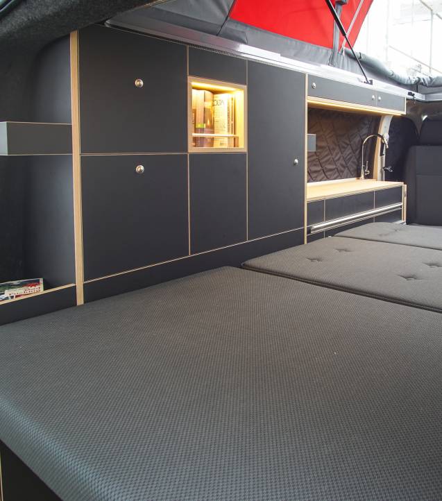 Van-Innenausbau Ausbau ist nicht gleich Ausbau!Aus unserer Erfahrung wissen wir: Für Camper- und Van-Innenausbau gelten besondere Anforderungen.